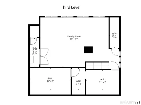 Floorplan - 207 Redding Rd, Redding, CT 06896 photo 3 of 4