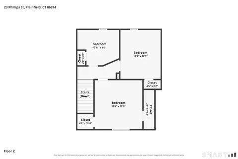 Floorplan - 23 Phillips St, Plainfield, CT 06374 photo 2 of 4