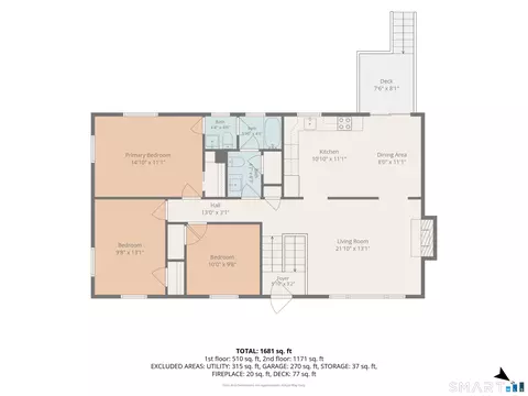 Floorplan - 270 Scotland Rd, Madison, CT 06443 photo 2 of 3