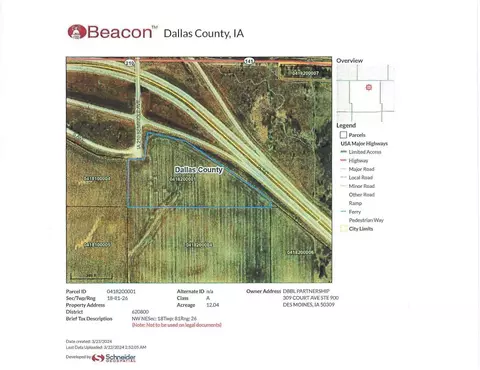 South Of The Intersection Of Hwys 141 & 210th Street, Woodward, IA 50276