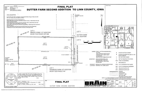Jordans Grove Road, Central City, IA 52214