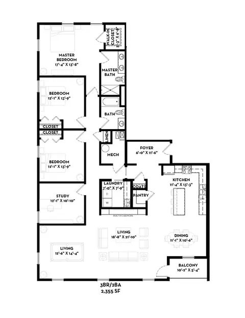 Floorplan - 1500 Main St #201, Ely, IA 52227 photo 2 of 3