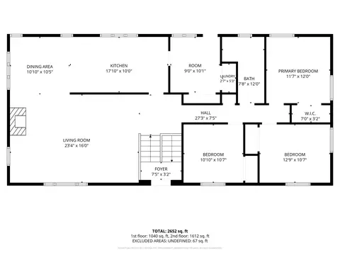 Floorplan - 401 Main St NW, Shellsburg, IA 52332 photo 1 of 3