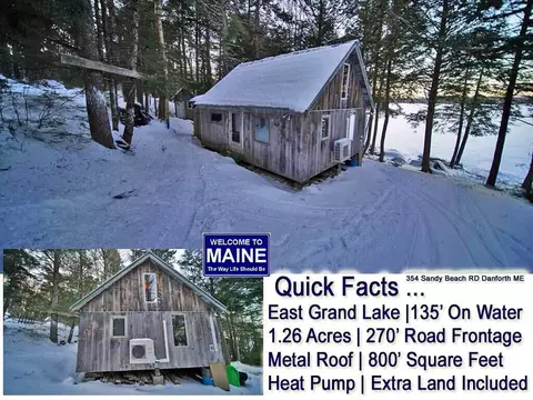 354 Sandy Beach Rd, Danforth, ME 04424 photo 1