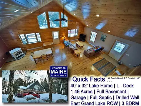 91 Sandy Beach Rd, Danforth, ME 04424 photo 1