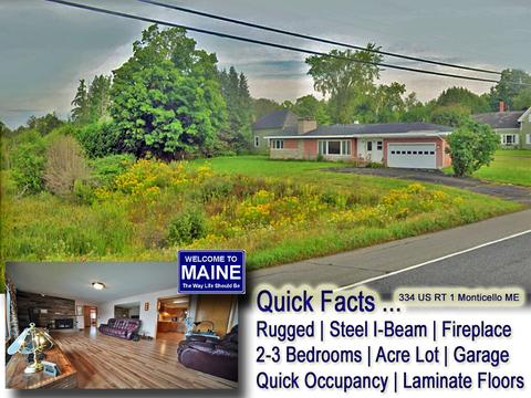 334 Us Hwy 1 Rte, Monticello, ME 04760
