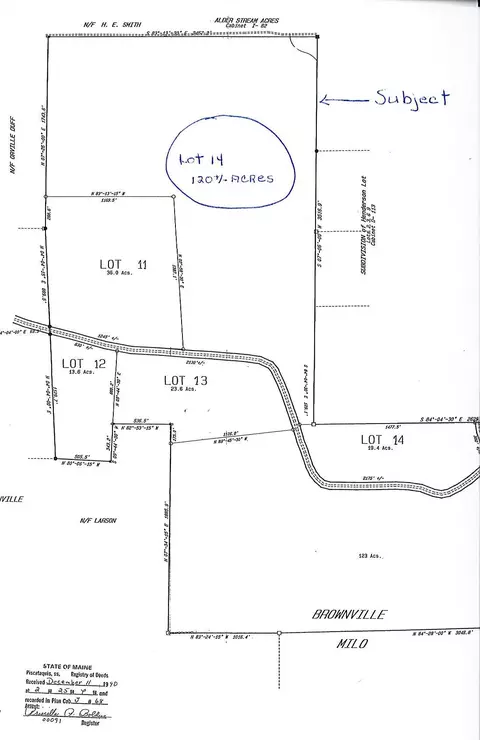 lot14 Woodland Ln, Brownville, ME 04414