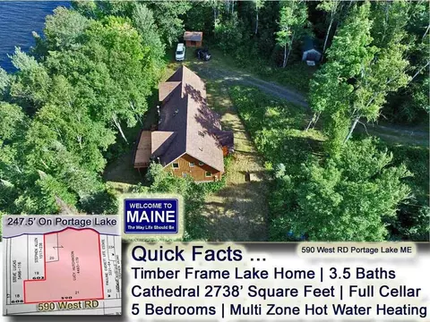 590 West Rd, Portage Lake, ME 04768