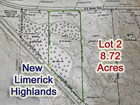 lot2 New Limerick Highlands Us 2 Rte, New Limerick, ME 04761