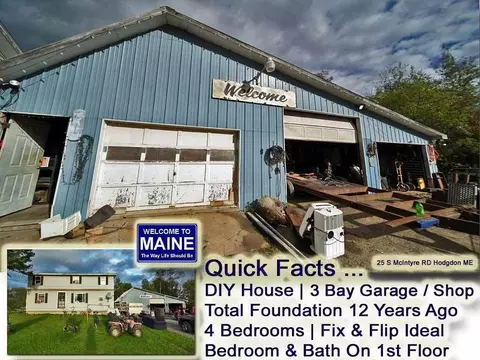 25 S Mcintyre Rd, Hodgdon, ME 04730
