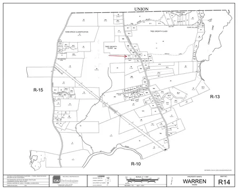 Map R15 Lot 53-2 Chickadee Lane, Warren, ME 04572