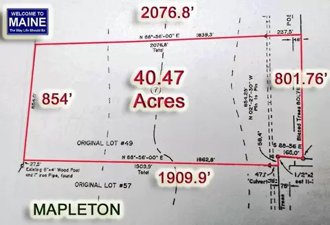 lot7 Off Pulcifer Rd, Mapleton, ME 04757
