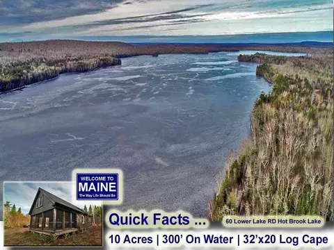 60 Lower Lake Rd, Danforth, ME 04424