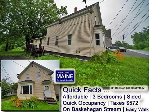 38 Bancroft Rd, Danforth, ME 04424