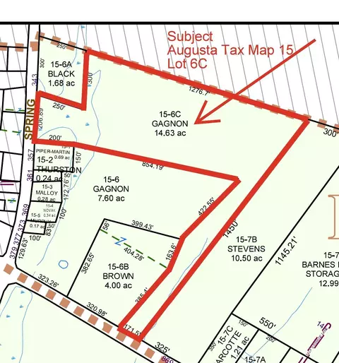 Map15lot6c Spring Road, Augusta, ME 04330
