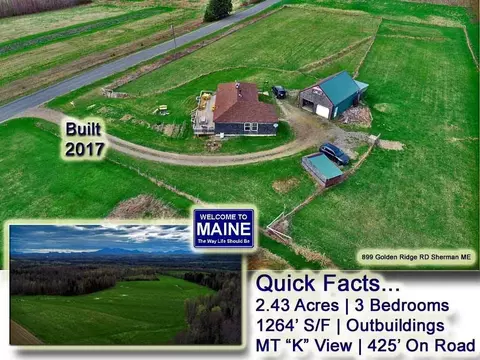 899 Golden Ridge Rd, Sherman, ME 04776
