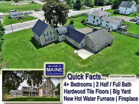 406 Us Rt 1 Hwy, Monticello, ME 04760