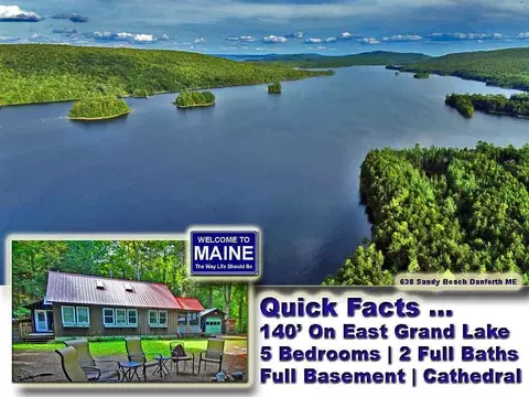 638 Sandy Beach Rd, Danforth, ME 04424