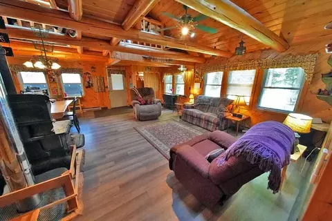 Living - 638 Sandy Beach Rd, Danforth, ME 04424 photo 3 of 5