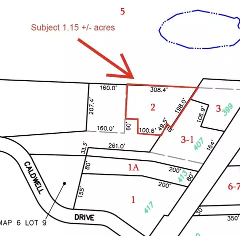 Map7lot2a Caldwell Drive, Farmingdale, ME 04344
