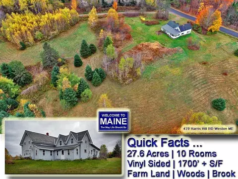 479 Harris Hill Rd, Weston, ME 04424