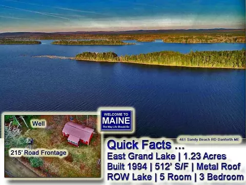 461 Sandy Beach Rd, Danforth, ME 04424