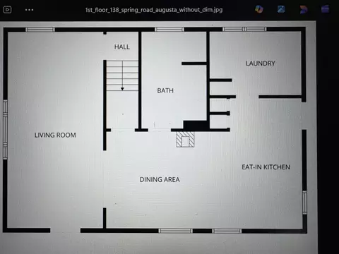 Floorplan - 138 Spring Rd, Augusta, ME 04330 photo 2 of 3
