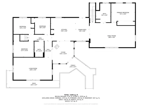 Floorplan - 356 Range Rd, Atkinson, ME 04426 photo 3 of 3