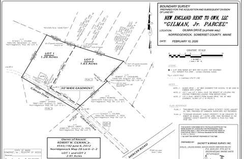 0 Gilman Dr #LOT 1, Norridgewock, ME 04957