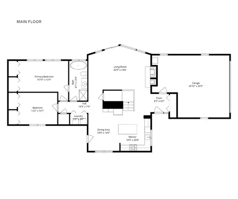 Floorplan - 43 Dromore Vw, Phippsburg, ME 04562 photo 2 of 3