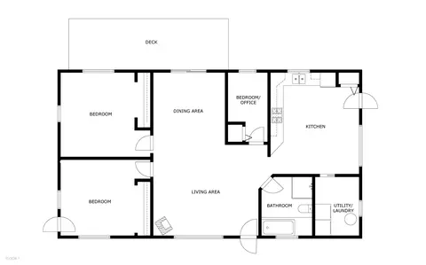 Floorplan - 117 Clark Rd, Unity, ME 04988 photo 1 of 2