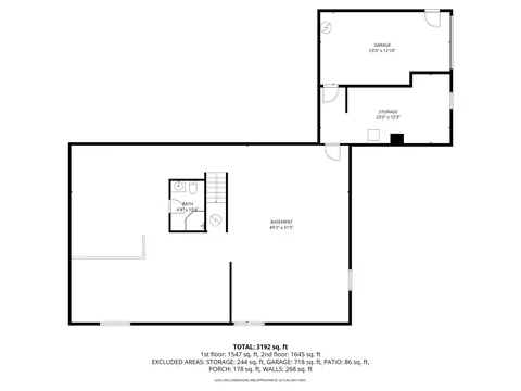Floorplan - 179 Egypt Rd, Raymond, ME 04071 photo 4 of 6