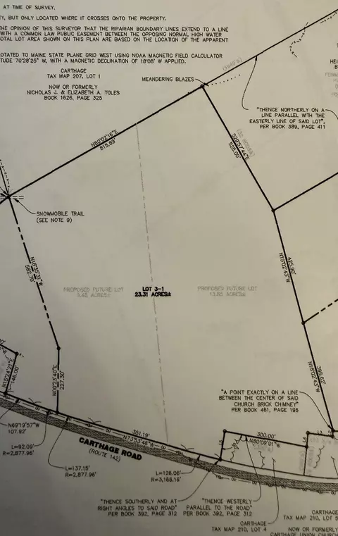 Lot 3 Carthage Road #3, Carthage, ME 04224