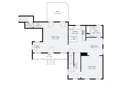 Floorplan - 48 School St, Cornish, ME 04020 photo 2 of 8