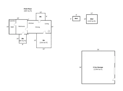 Floorplan - 115 Forest Rd, Warren, ME 04864 photo 1 of 2