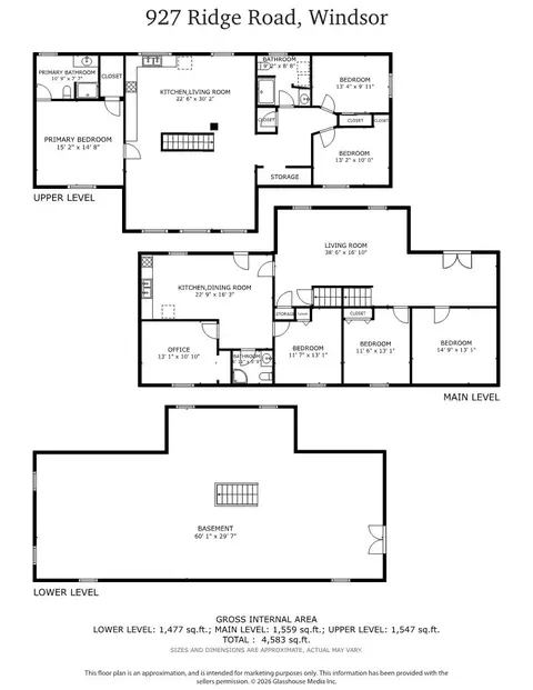 Floorplan - 927 Ridge Rd, Windsor, ME 04363 photo 1 of 1