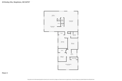 Floorplan - 23 Braley Hts, Mapleton, ME 04757 photo 3 of 3
