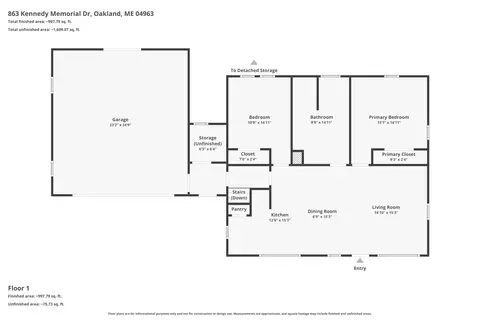 863 Kennedy Memorial Dr, Oakland, ME 04963