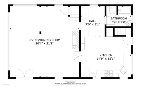 Floorplan - 40 Albee Rd, Augusta, ME 04330 photo 1 of 3