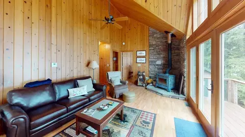 Living - 206 Sandy Beach Rd, Danforth, ME 04424 photo 2 of 3