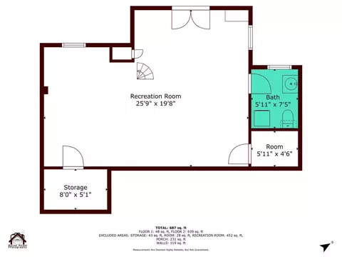 Floorplan - 418 E Shore Rd, Peru, ME 04290 photo 5 of 6