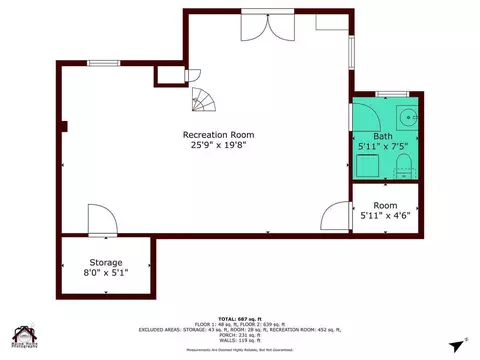 Floorplan - 418 E Shore Rd, Peru, ME 04290 photo 3 of 6
