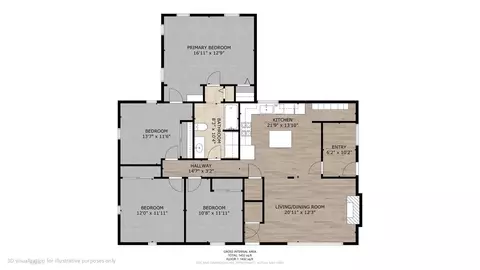 Floorplan - 409 Poland Spring Rd, Casco, ME 04015 photo 1 of 2