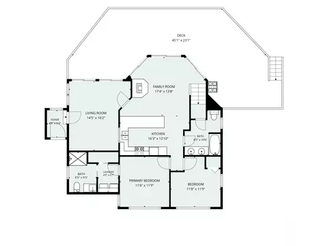 55 Leisure Ln, Frye Island, ME 04071