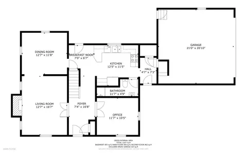 Floorplan - 56 Eustis Pkwy, Waterville, ME 04901 photo 4 of 5