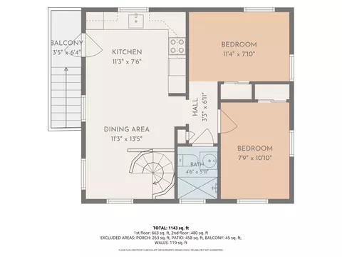 Floorplan - 35 Kings Ln, Ogunquit, ME 03907 photo 2 of 4