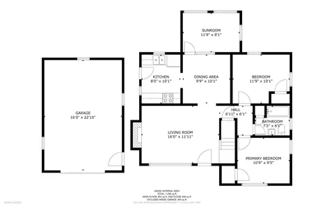 Floorplan - 67 River Rd, Benton, ME 04901 photo 1 of 3