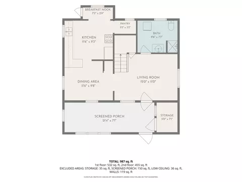 Floorplan - 13 Main St, Stratton, ME 04982 photo 1 of 2