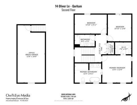 Floorplan - 14 Oliver Ln, Gorham, ME 04038 photo 3 of 3