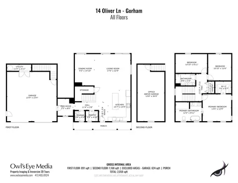 Floorplan - 14 Oliver Ln, Gorham, ME 04038 photo 2 of 3
